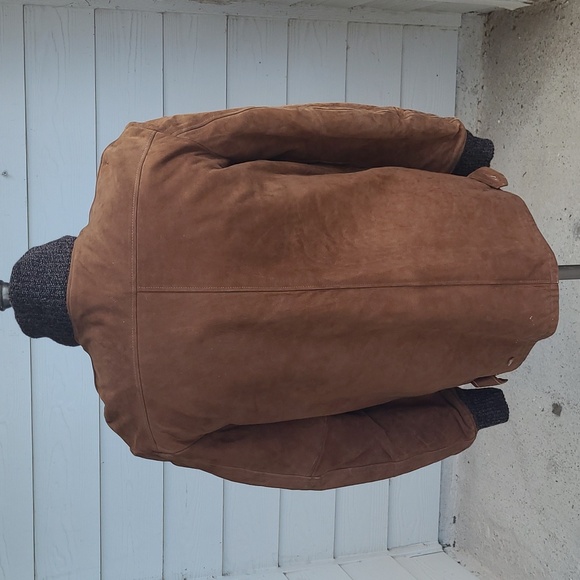 MCGREGOR Suede Scotchguard Leather Mens Large Full Zip Jacket 50s 60s VTG RARE - Picture 7 of 11